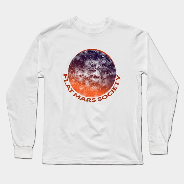 Flat Mars Society Long Sleeve T-Shirt by unique_design76